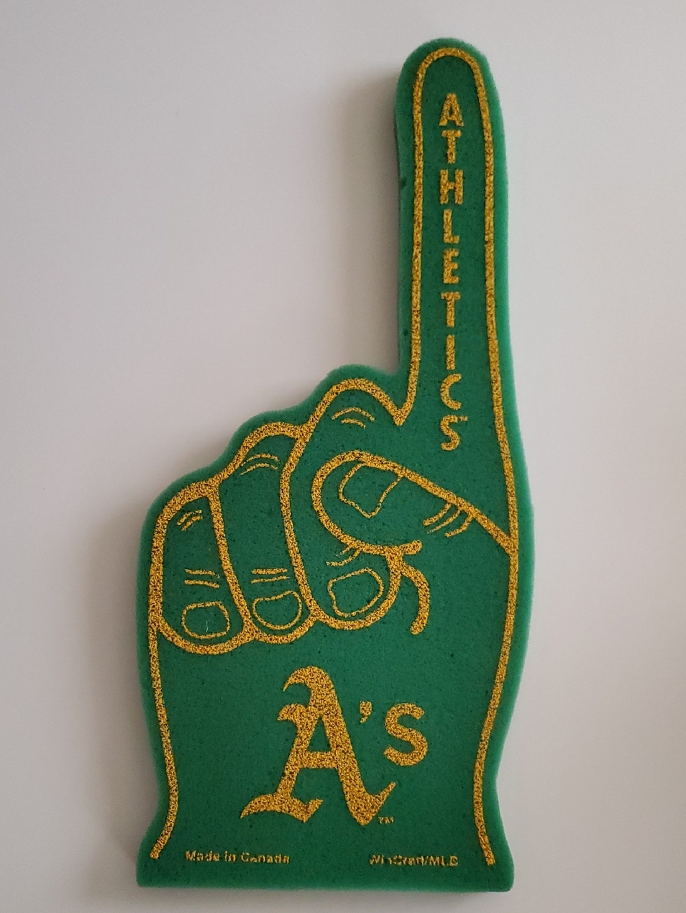 Oakland Athletic's Foam Finger GUC